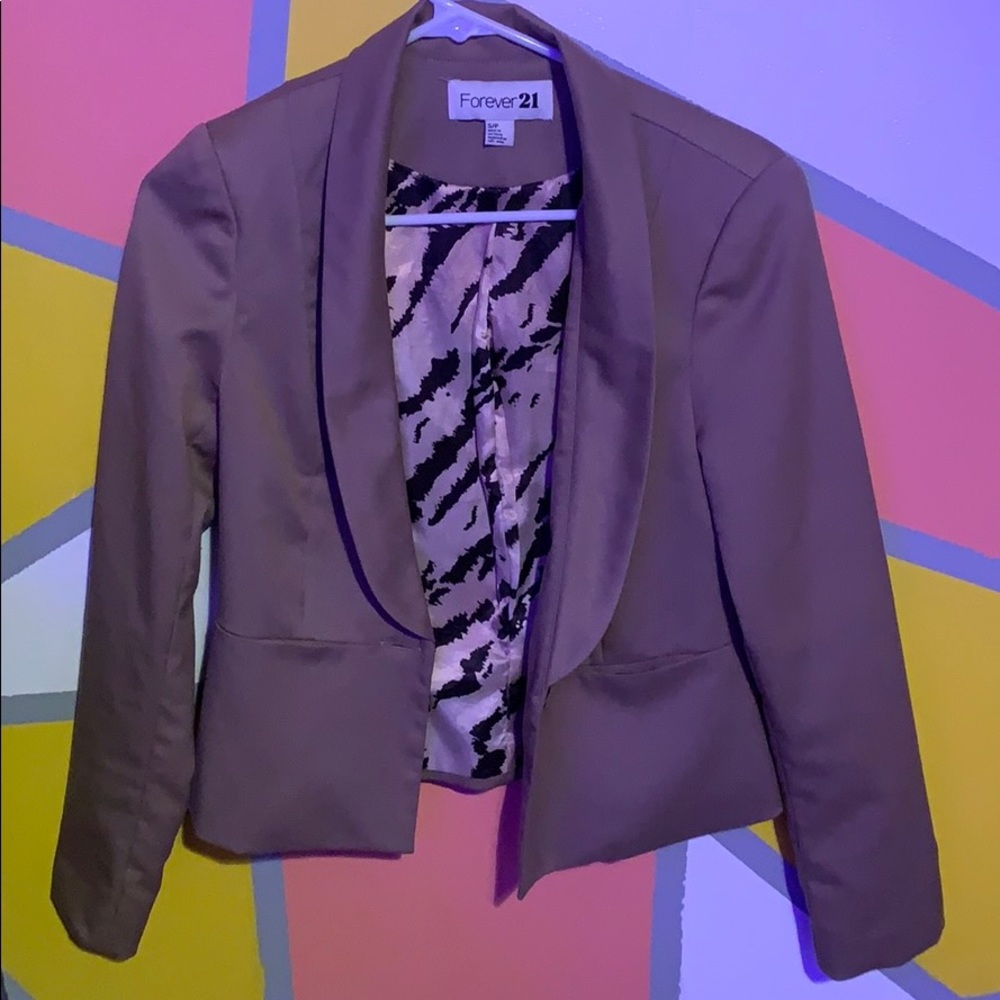 Tan blazer